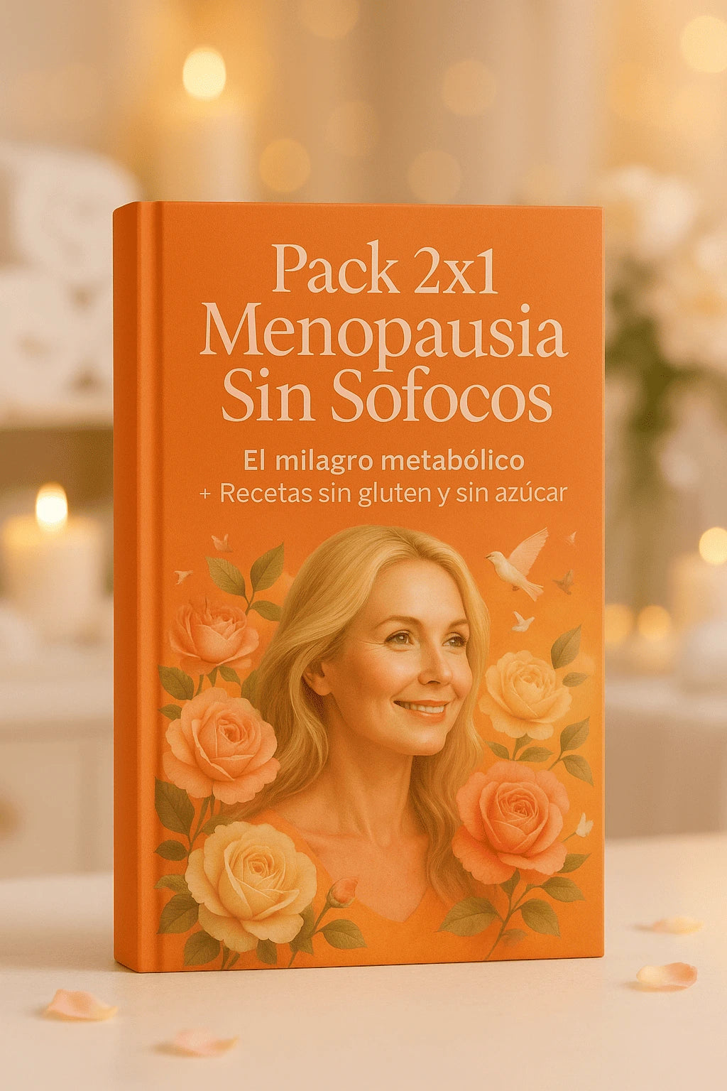 Pack 2x1 Menopausia Sin Sofocos: El milagro metabólico + Recetas sin gluten y sin azúcar